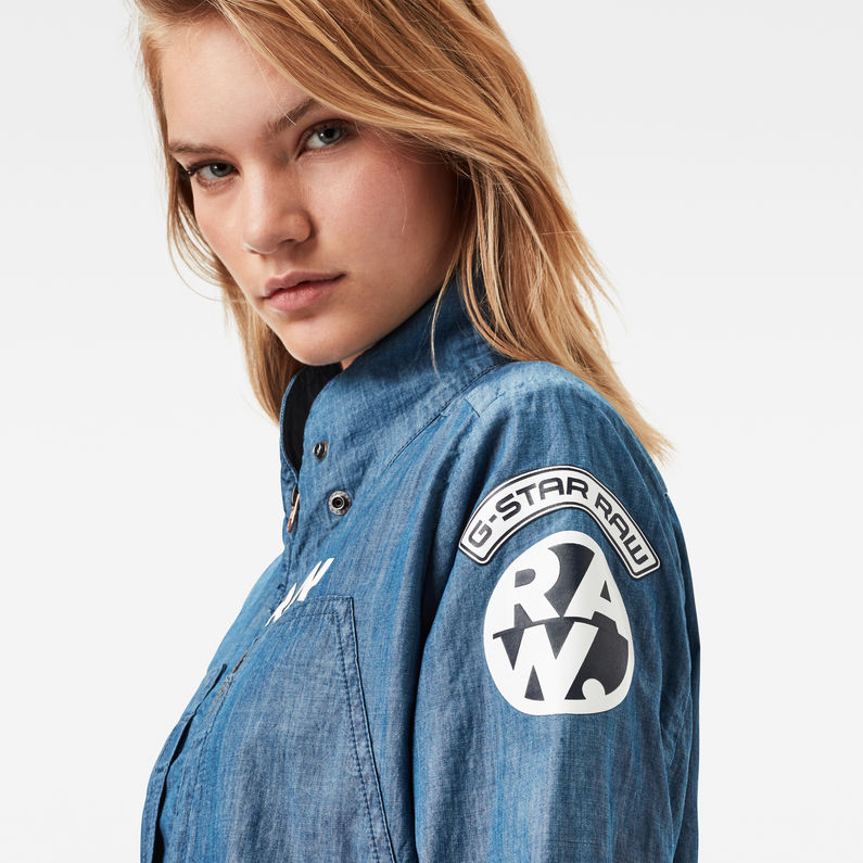 G-STAR® Naval Anorak Shirt Dress Dark blue