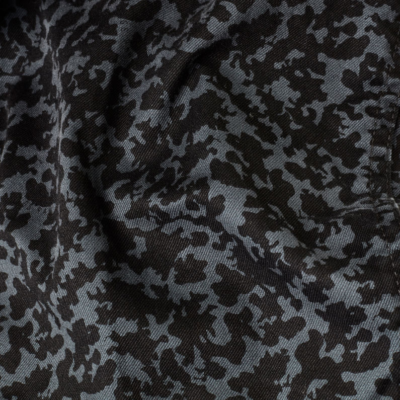 G-STAR® Roxic straight tapered cargo pant Black fabric shot