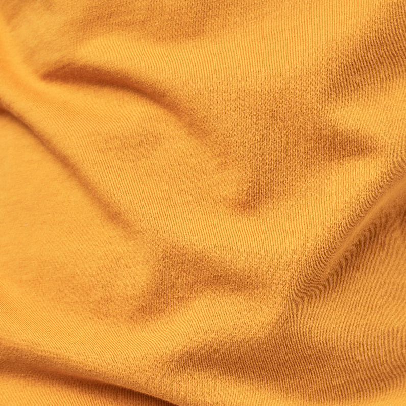 G-Star RAW® Text GR Slim T-Shirt Geel fabric shot