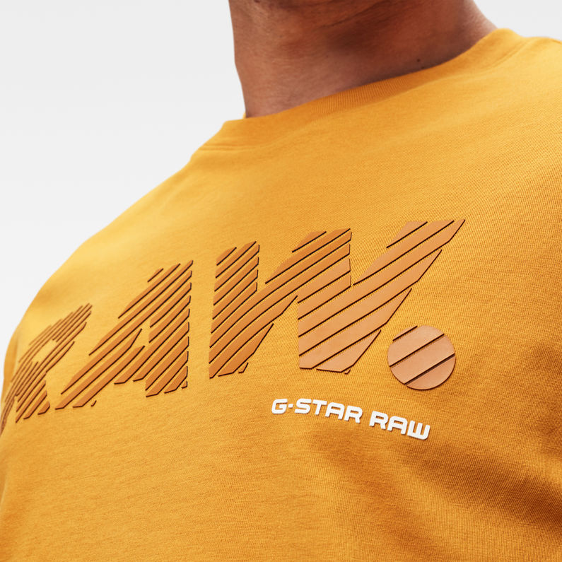 G-Star RAW® 3D Raw. Logo Slim T-Shirt Gelb
