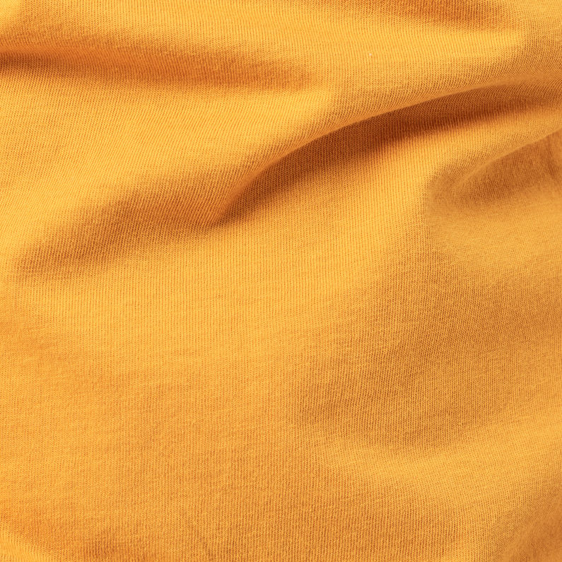 G-Star RAW® Originals Blurred Logo T-Shirt Yellow fabric shot