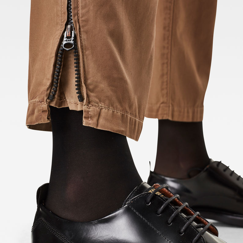 G-STAR® Archive High 3D Chino Braun detail shot