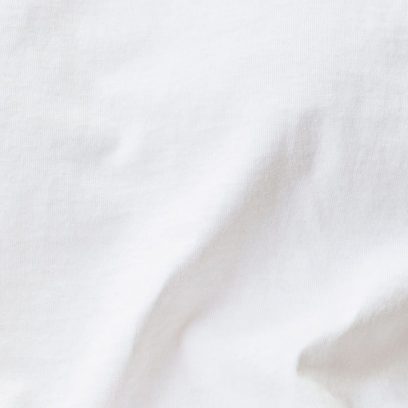 G-Star RAW® Haut Loose Constructed Blanc fabric shot