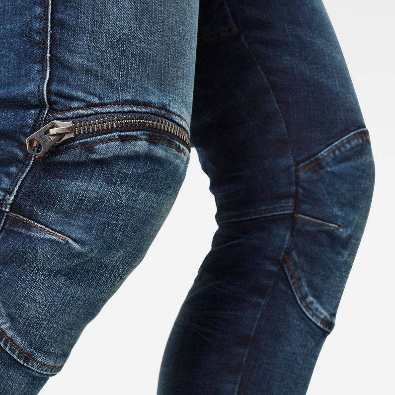 5620 3D Zip Knee Skinny Jeans | Dark blue | G-Star RAW® GB