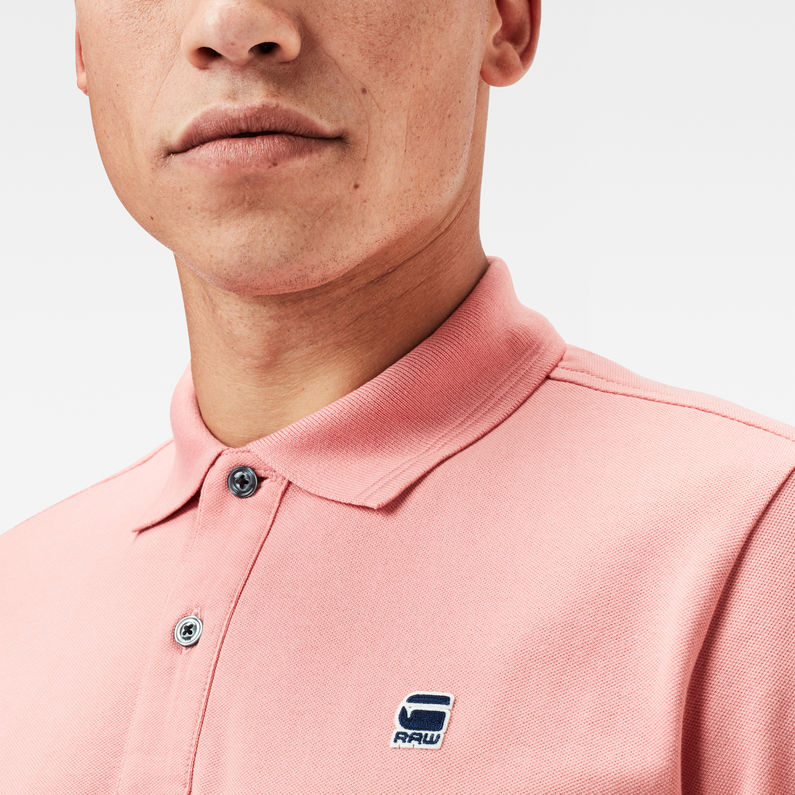G-Star RAW® Dunda Slim Poloshirt Pink