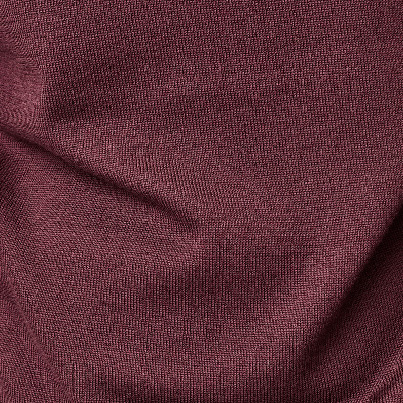 G-Star RAW® Pull Premium Core Mock Violet fabric shot