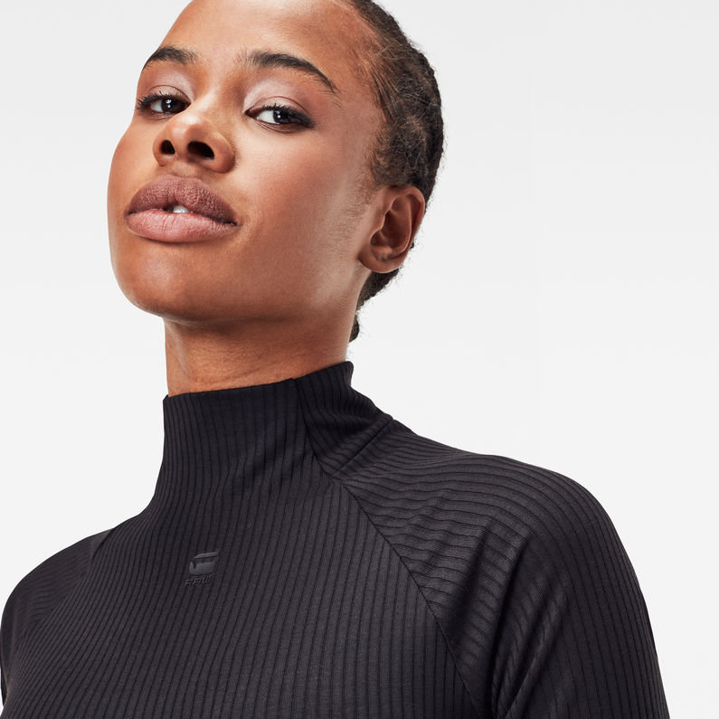 G-Star RAW® Mock Slim Dress Black
