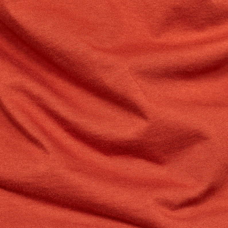 G-Star RAW® Base-S T-Shirt Orange fabric shot