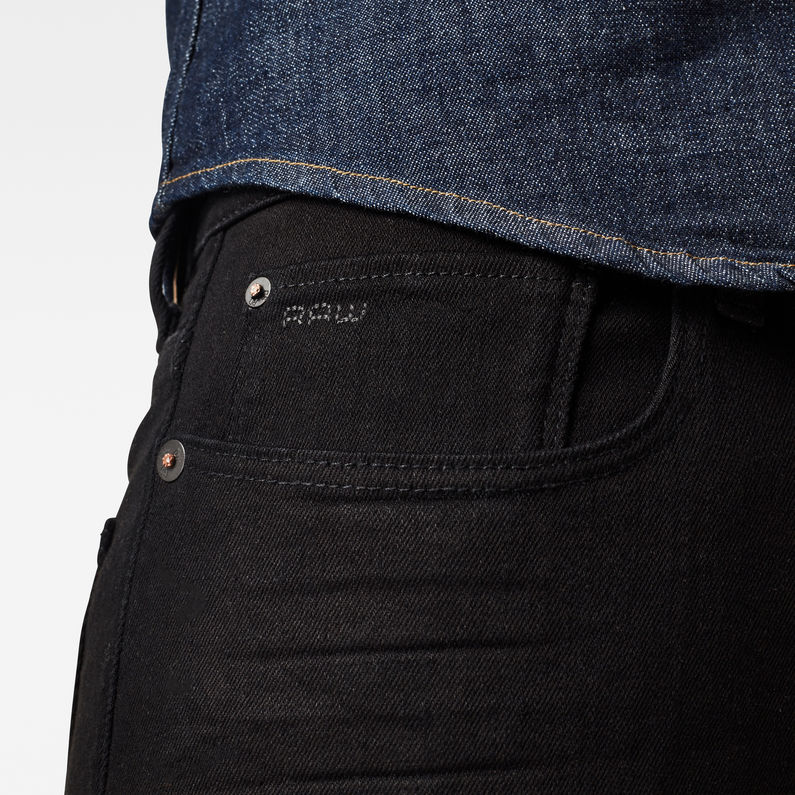G-STAR® Jeans 3301 Mid Skinny Negro