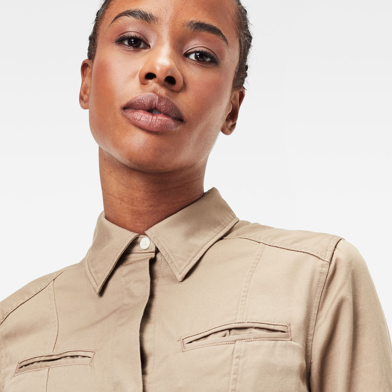 G-STAR® Combi-pantalon ZB Tacoma Brun detail shot