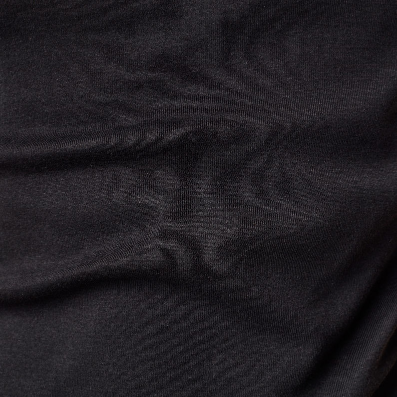 G-Star RAW® Basic T-Shirt 2-Pack Black fabric shot
