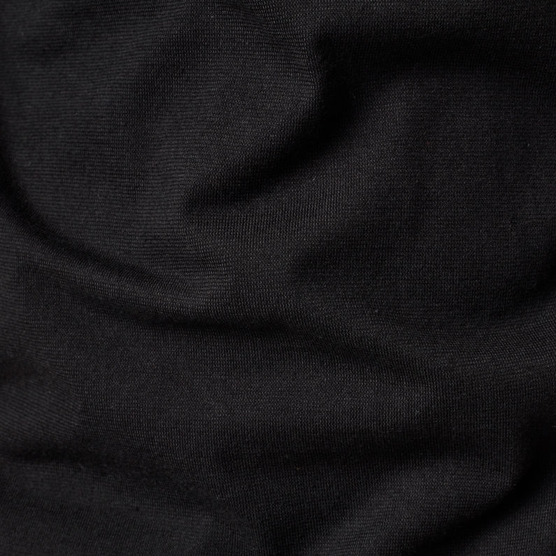 G-Star RAW® Korpaz Mock T-Shirt Schwarz fabric shot