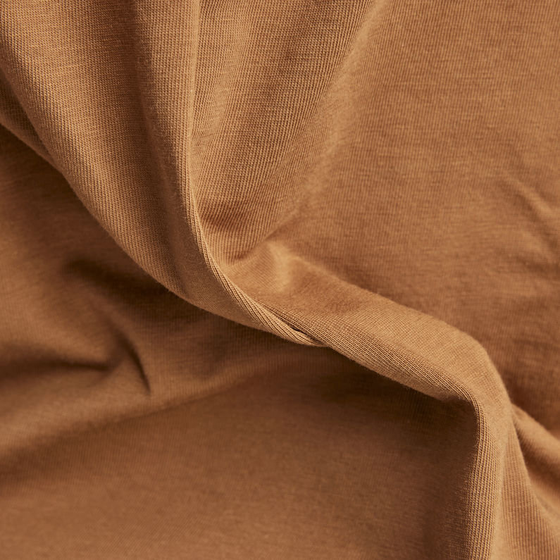 G-Star RAW® T-shirt Base-S Brun fabric shot
