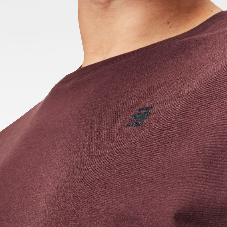 G-Star RAW® Base-S T-Shirt Lila detail shot