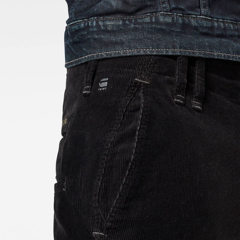 G-Star RAW® Chinos Vetar Slim Negro detail shot