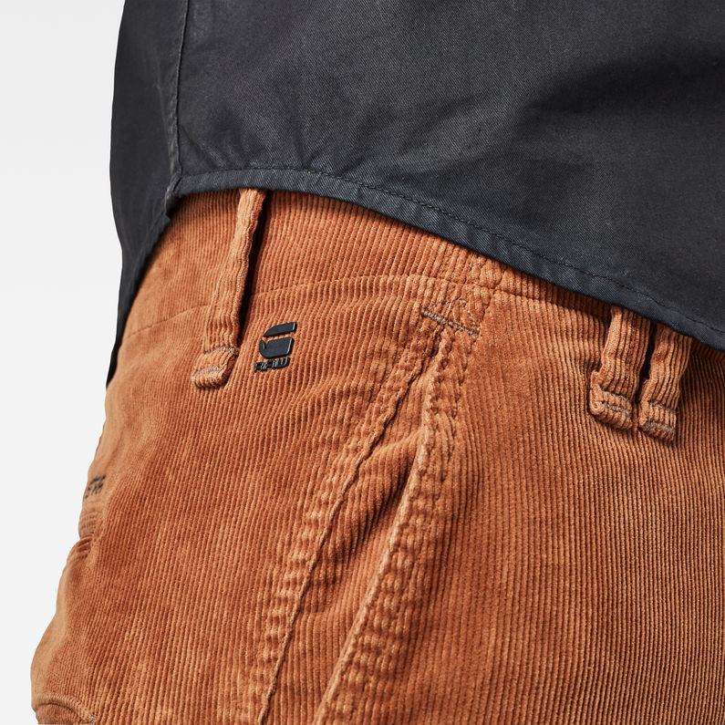 G-STAR® Vetar Slim Chino Braun detail shot