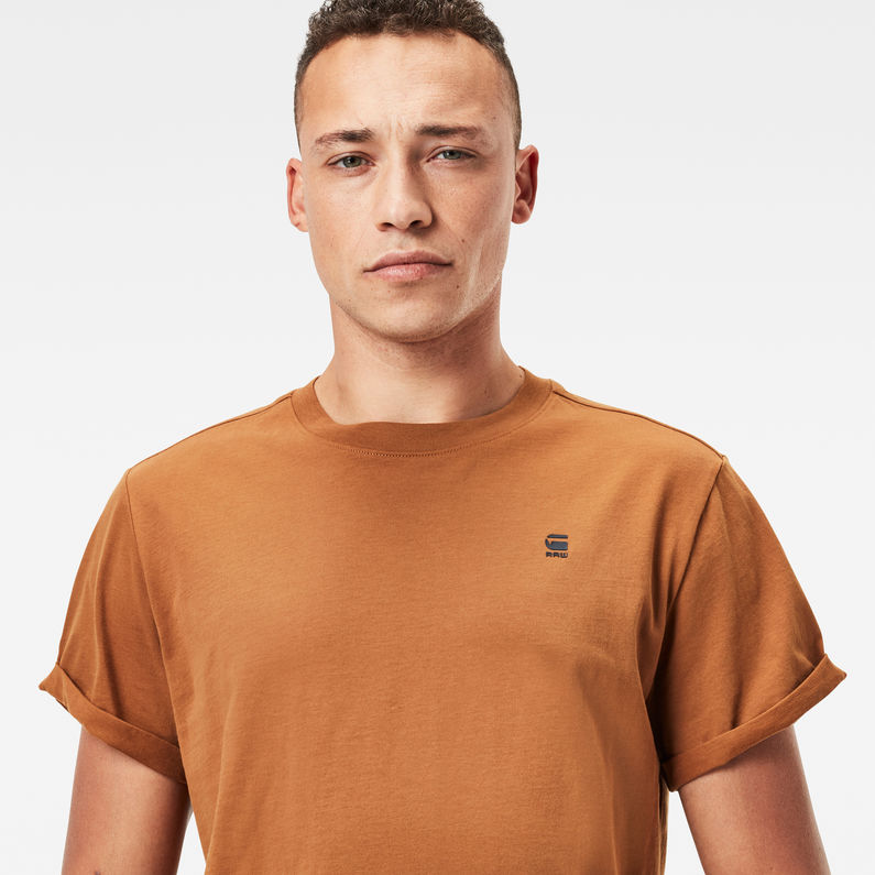 G-Star RAW® Lash T-Shirt Bruin detail shot