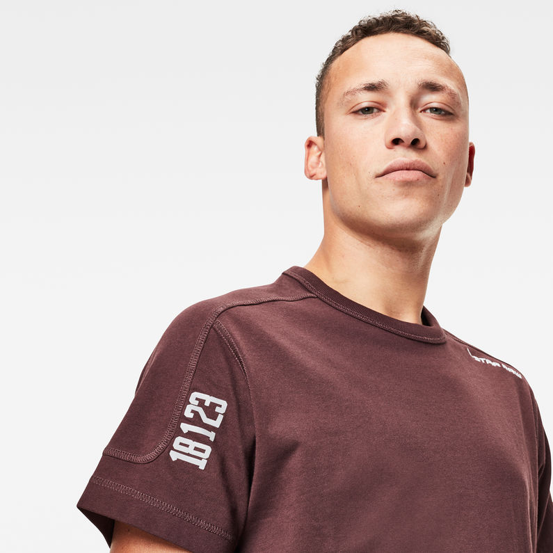G-Star RAW® T-shirt Multi Logo Korpaz Violet