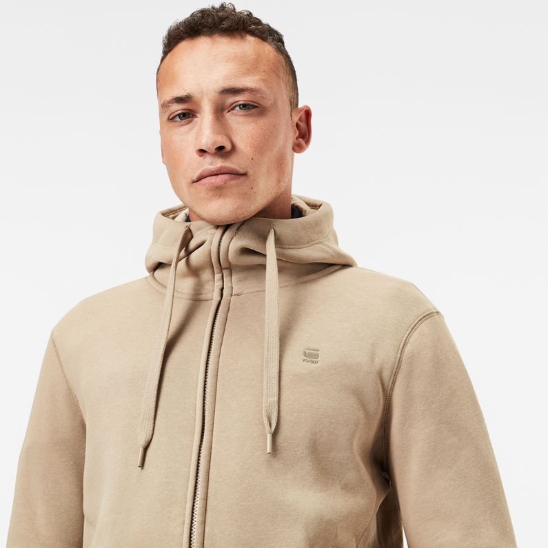 G-STAR® Premium Core Zip Through Hoodie Green