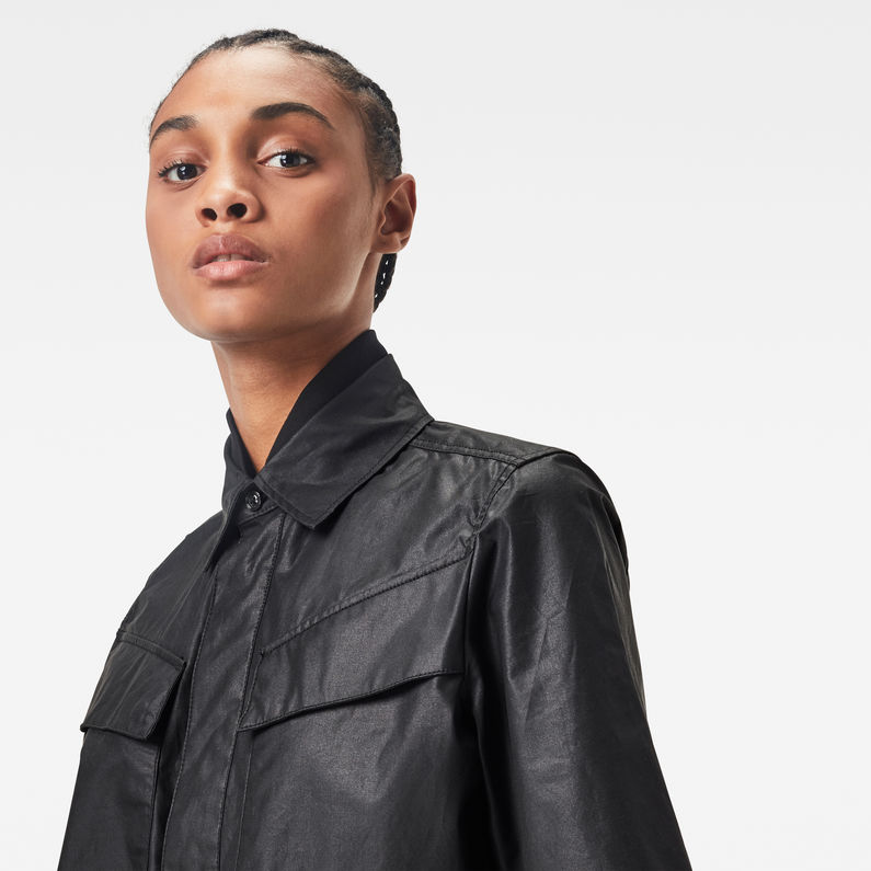 G-Star RAW® Army Straight Jumpsuit Schwarz detail shot