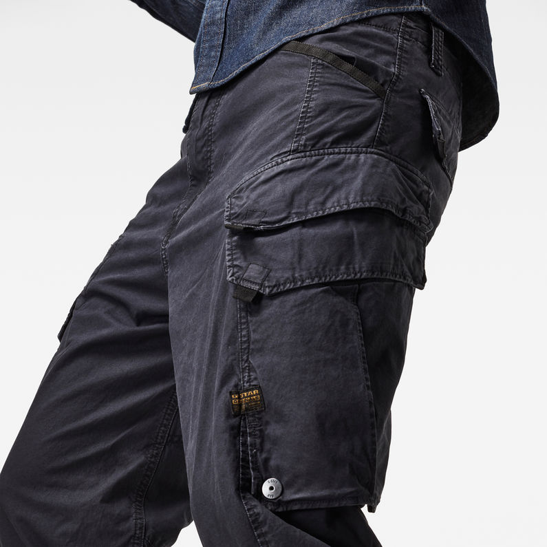 G-STAR® Droner Relaxed Tapered Cargo Pants Dark blue detail shot