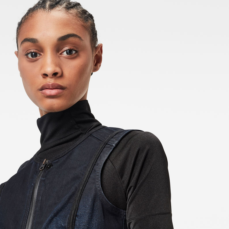 G-Star RAW® Mono Lynn Type 30 Azul oscuro detail shot