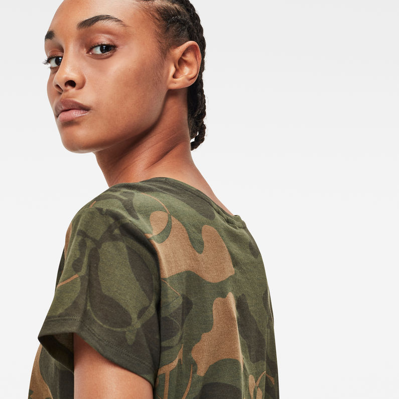 G-Star RAW® AO Camo Print Top Green