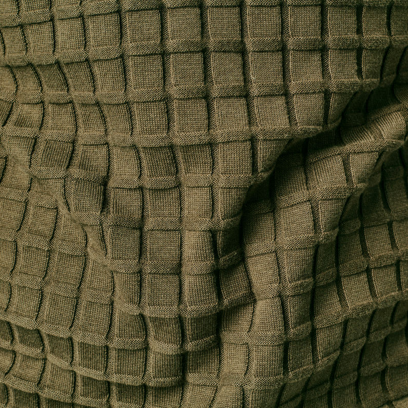 G-Star RAW® Core Table Knitted Pullover Grün fabric shot