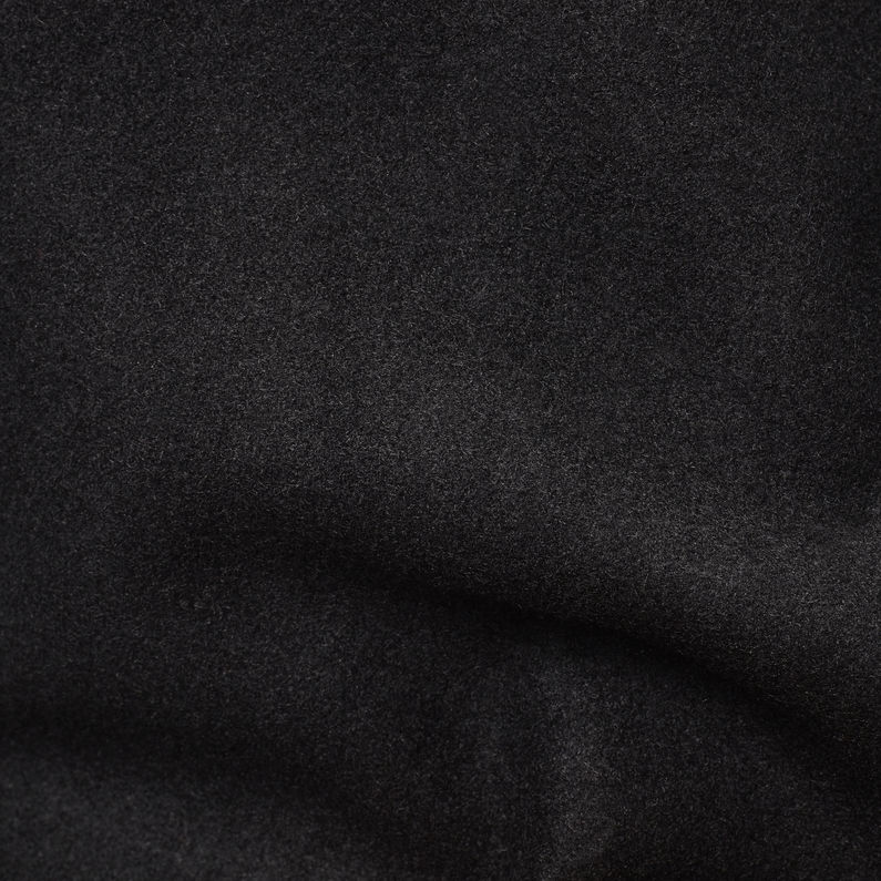 G-Star RAW® Wool Short Peacoat Black fabric shot