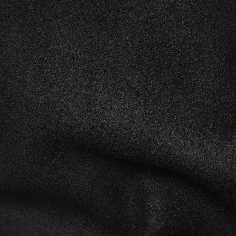 G-STAR® Wool Short Peacoat Black fabric shot