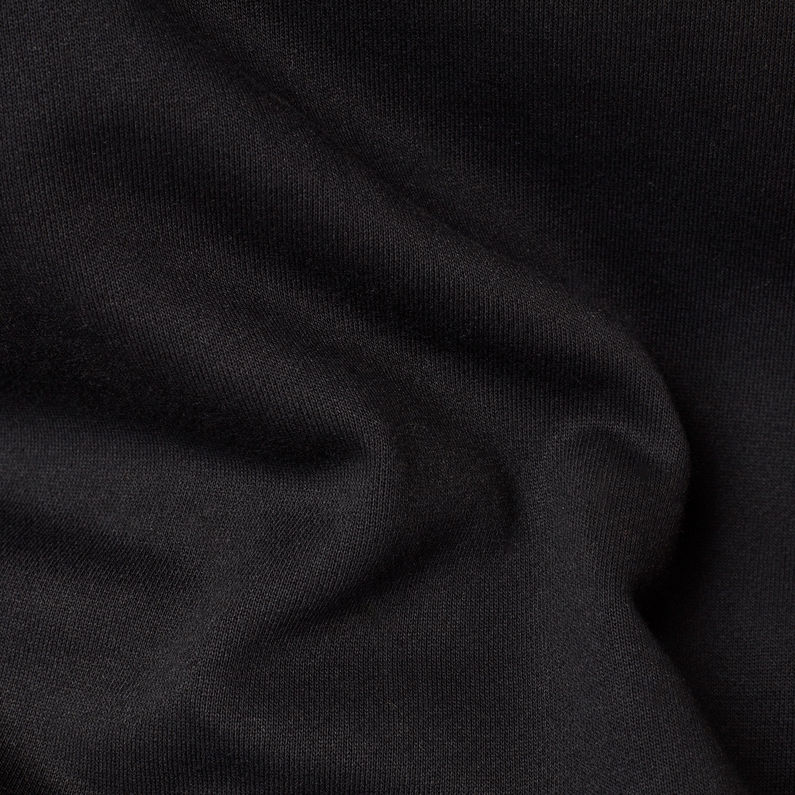 G-Star RAW® Fabric Mix Zip Sweater Black fabric shot