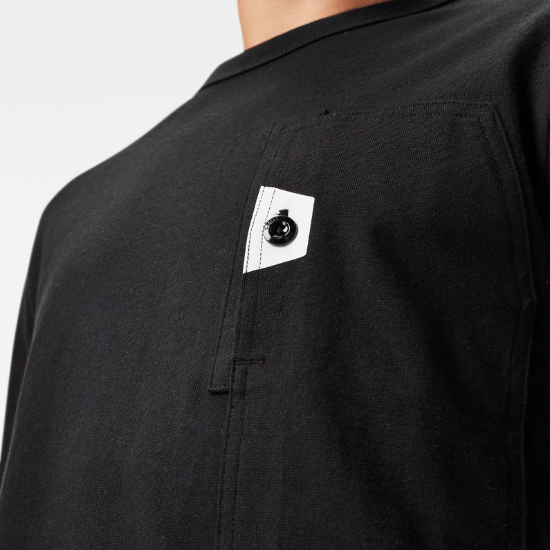 G-Star RAW® T-shirt Utility Pocket Logo Noir