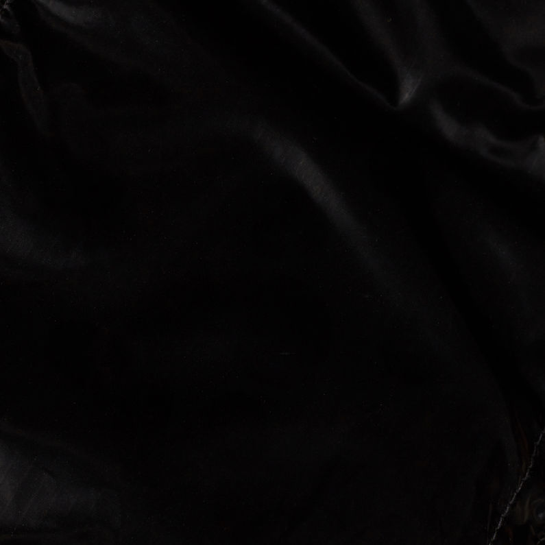 G-Star RAW® Zip Pocket Cropped Bomber Negro fabric shot
