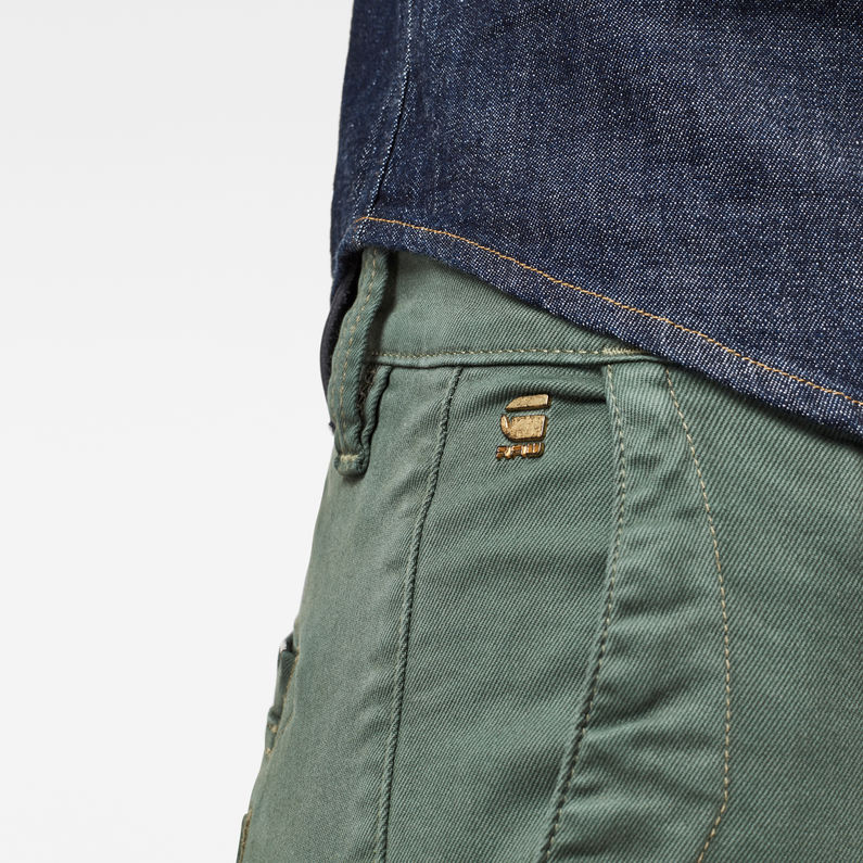 G-STAR® Skinny Chino Vert detail shot