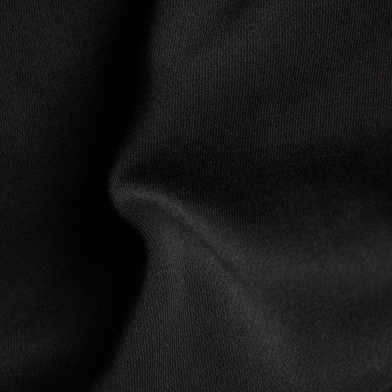 G-Star RAW® Colorblock Originals Logo Hoodie Schwarz fabric shot