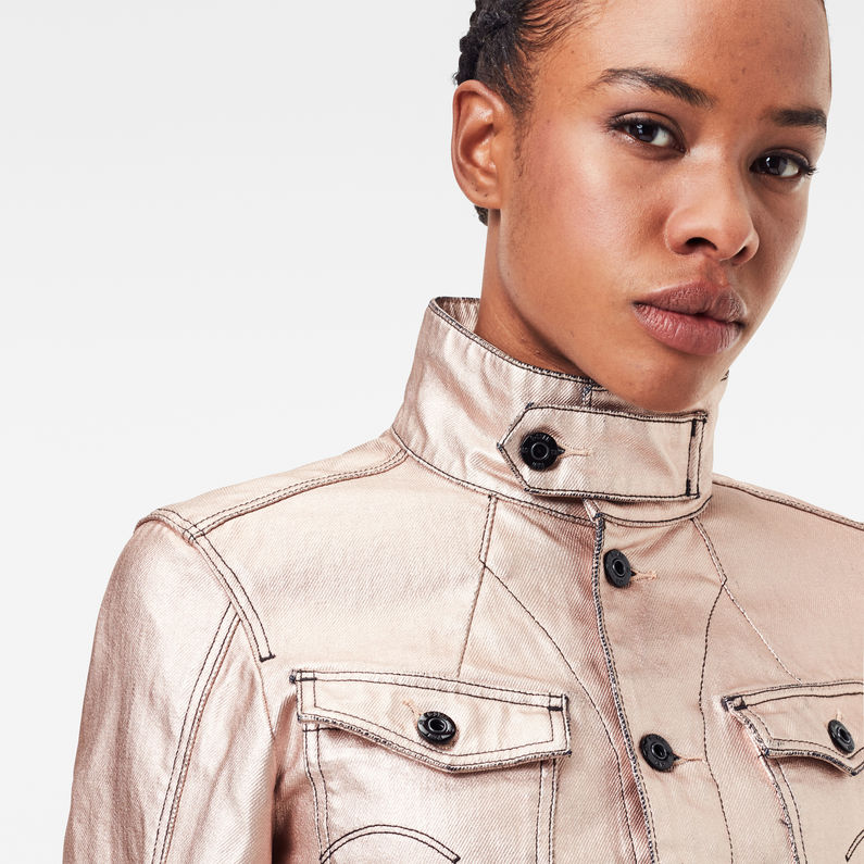 G-STAR® Arc 3D Pilot Jacket Pink detail shot