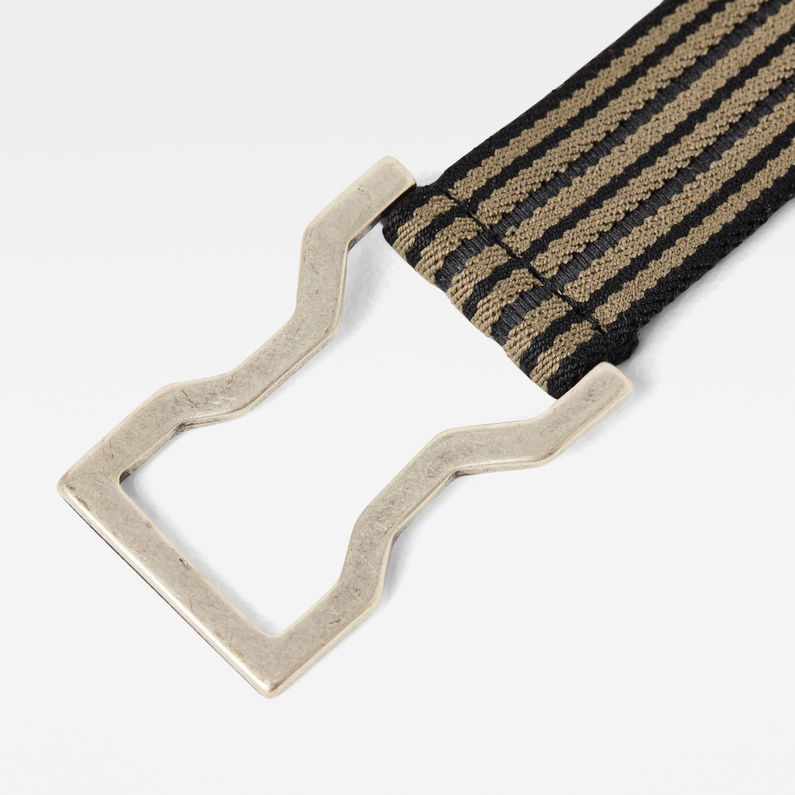 G-STAR® Elastic Belt Green detail shot buckle