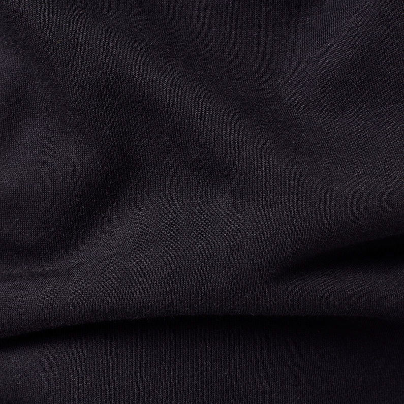 G-Star RAW® Funnel Hooded Sweater Black fabric shot