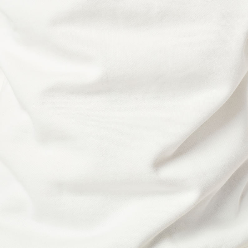 G-Star RAW® Pull Premium Basic Turtle Blanc fabric shot