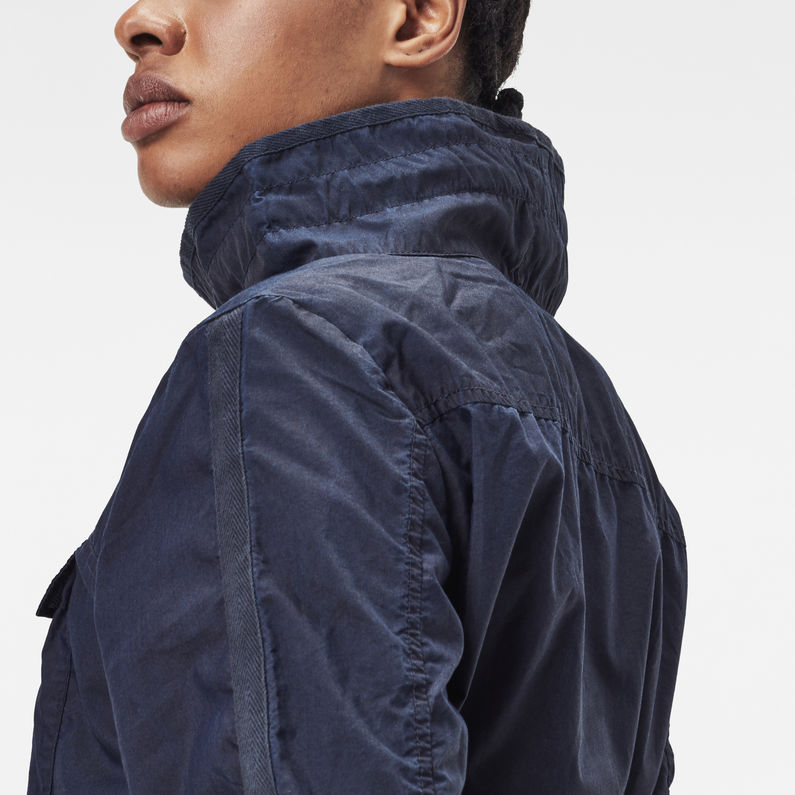 G-STAR® Anorak Tuniek Jurk Donkerblauw