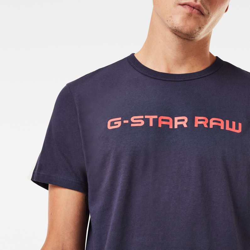 G-Star RAW® Graphic Core Straight T-Shirt Dark blue