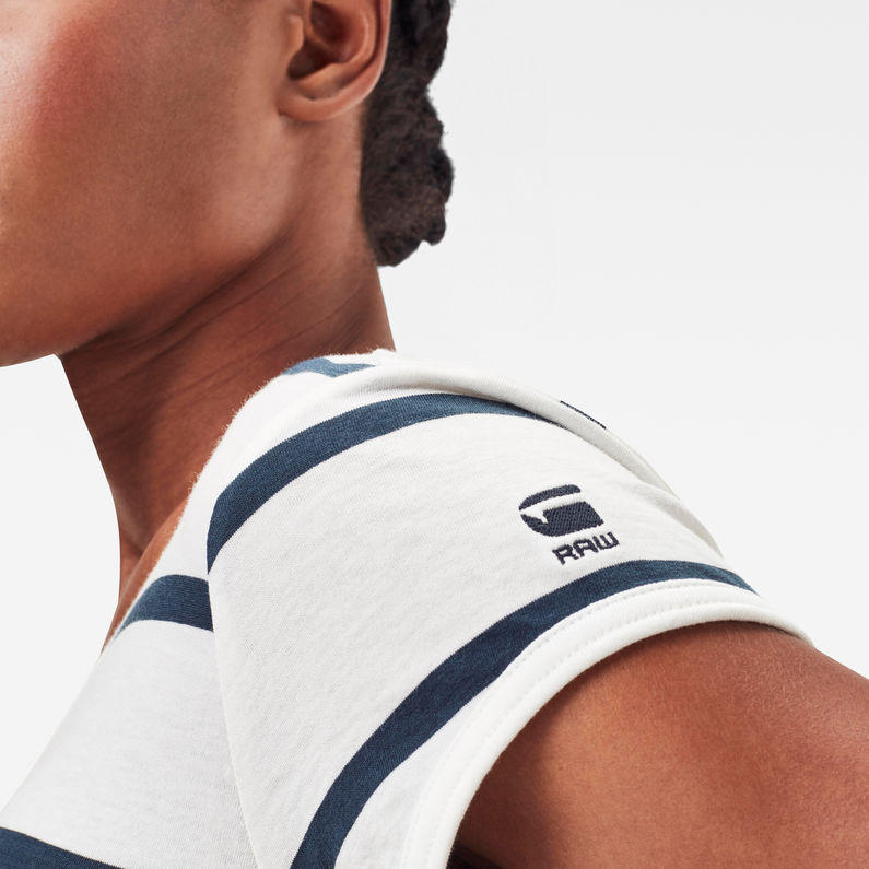 G-Star RAW® Haut Core Eyben Slim Blanc detail shot