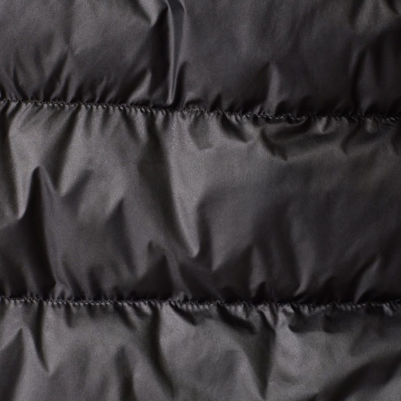 G-STAR® Whistler Hooded Slim Long Mantel Schwarz fabric shot