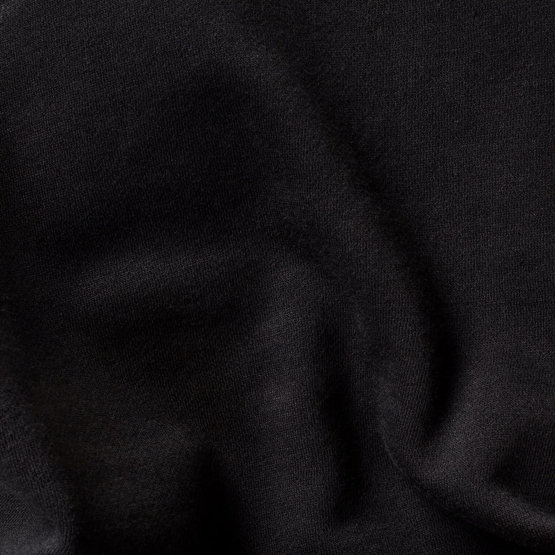 G-Star RAW® High Turtle Neck Loose Sweatshirt Schwarz fabric shot