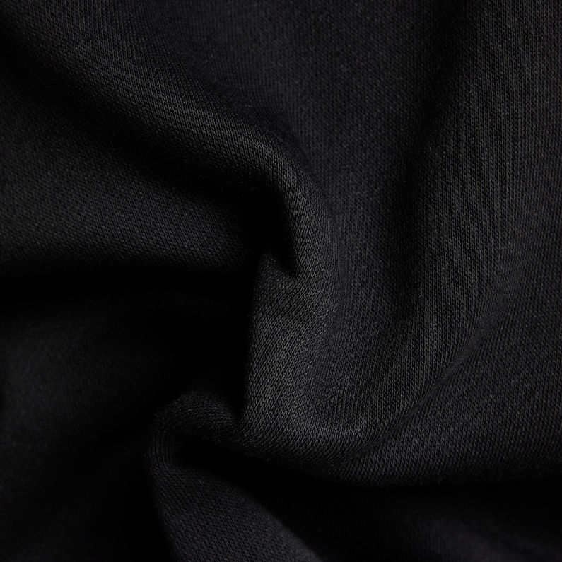 G-Star RAW® Premium Core Hooded Sweater Black fabric shot