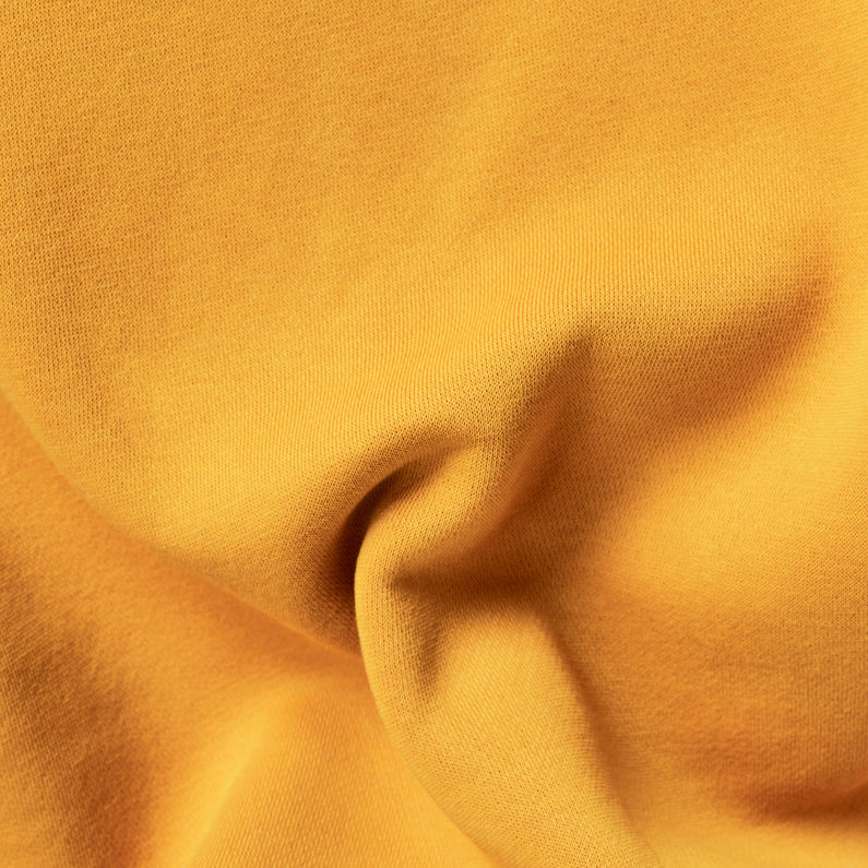 G-Star RAW® Premium Core Hoodie Geel fabric shot
