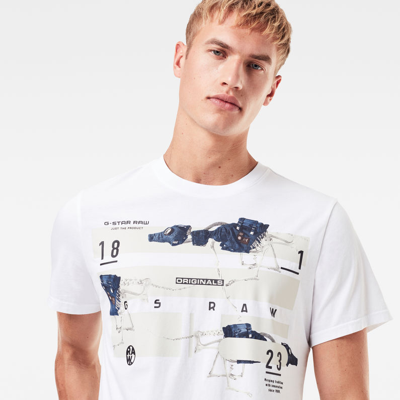 G-STAR® Running Dog Logo T-Shirt White