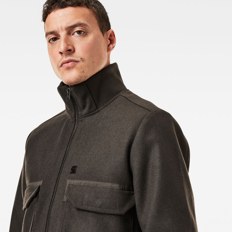 G-Star RAW® XPO Wool Jacket Grey detail shot