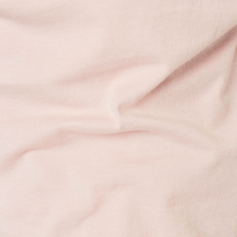 G-Star RAW® Graphic 20 Slim T-shirt Pink fabric shot