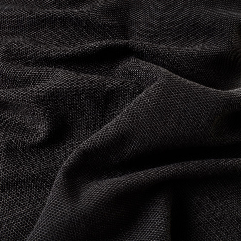 G-Star RAW® The Long Sleeve Lash T-shirt Zwart fabric shot